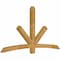 Ekena Millwork Alberta Rough Sawn Timber Gable Bracket, Western Red Cedar, 84"W x 45"H x 4"D x 4"F, 13/12 Pitch GBW084X45X0404ALB00RWR - alternate 3